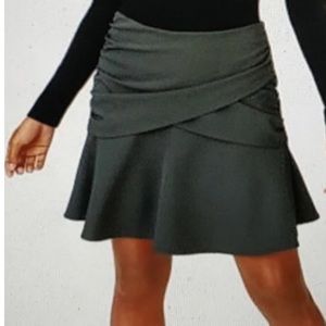 Club Monaco dark green mini skirt